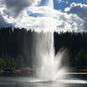 Fountain-Riverstone-Park lake forest cda